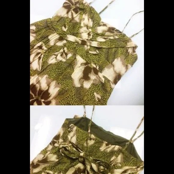 Edme & Esyllte Cultivated green floral maxi dress - Picture 3 of 5